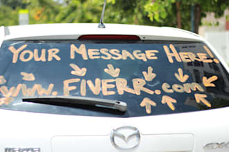 drive around Hollywood w/your message/ad on my car
