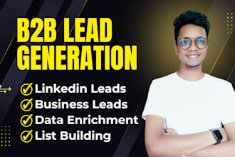 do b2b lead generation and data enrichment of linkedin leads