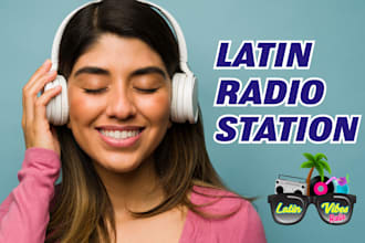 play your latin hiphop or reggaeton song on latin radio