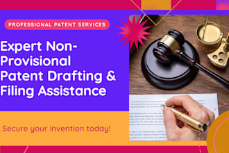 do patent search, patent drafting, and patent filing at uspto, ukipo, or wipo