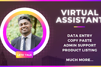 be your expert data entry assistant for copy paste, web research, google sheets