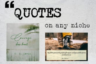 design custom image quotes on any niche