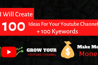 get killer youtube content ideas and research for your channel planning