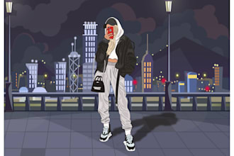 make your photo into cartoonist portrait in 24 hours