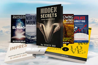unique book cover kindle cover format book ebook cover book design