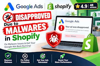 remove shopify malware and get your google ads approved guaranteed