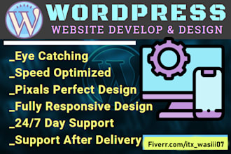 create a gorgeous wordpress website for your business
