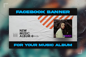 create facebook banner for your music album