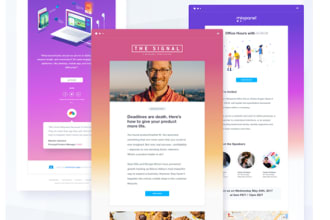 design mailchimp mailerlite constant contact klaviyo email template for ur brand
