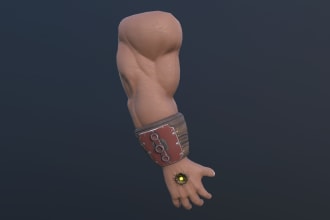 asset for animation and game with texture pbr or handpaint