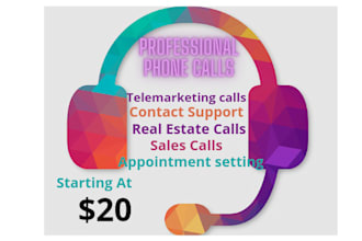 do telephone calls and email services