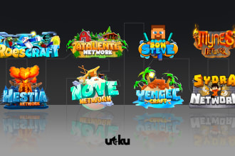 make minecraft server logo game