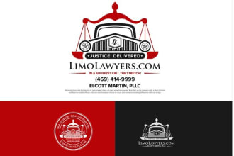 design modern attorney, legal or law firm logo
