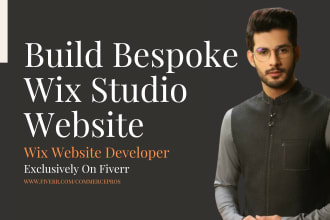 build a responsive business wix studio website design