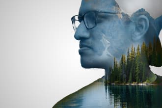 do double exposure to your photo and video