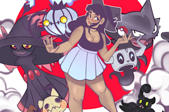 draw you as a pokemon trainer