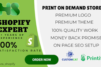 design print on demand website on premium shopify theme