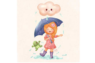 illustrate amazing childrens story book illustration