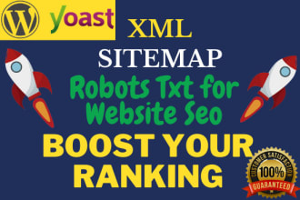create seo yoast XML sitemap robots txt google analytics search console