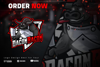 create esport logo for your kick, twitch, youtube, gaming channel