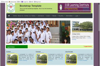 create educational website with php or php laravel