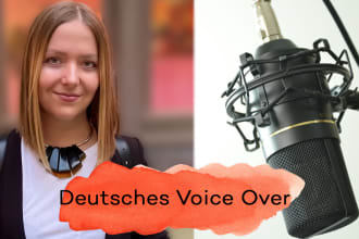 record a voice over in german, pro7 sprecherin