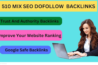 create 500 seo high quality mix backlinks