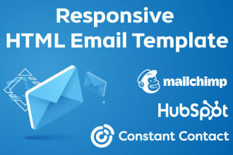 create responsive HTML email template