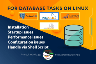 setup, fix, finetune mysql, mariadb, postgresql databases