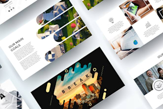 design professional and unique presentation and pitch deck