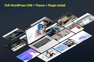 install and setup your wordpress website