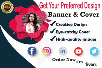 design social media banner and posts