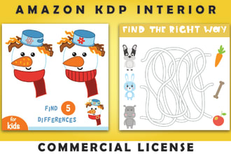 create kids activity book, kids worksheet for amazon KDP