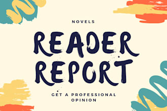provide an in depth reader report for your novel