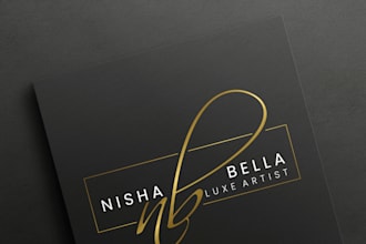 design an elegant luxury signature logo