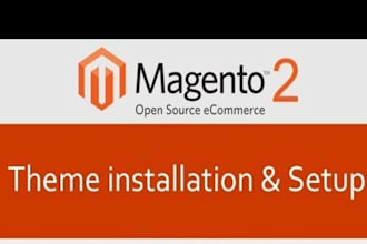 do magento and theme installation
