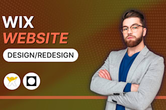 build wix website design, wix redesign, wix studio website
