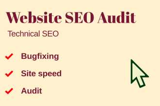 provide website SEO audit report and technical analysis