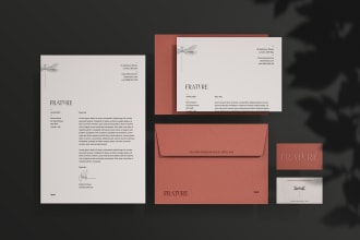 create minimalist logo, brand identity and brand guidelines