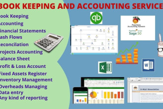 do accounting, data entry, reconciliation and reporting