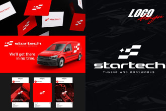 create branding package with guide for your automotive brand