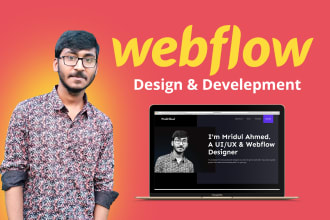 do figma to responsive webflow website design or development
