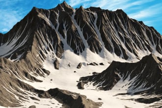 do 3d environment  scene for game, animation and rendering
