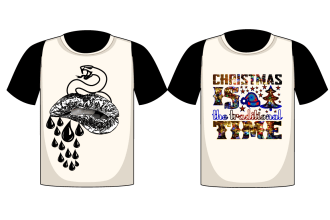 make any kinds of bulk trendy typography t shirt design