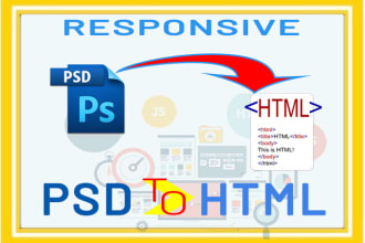 convert psd to html, sketch to html, xd to html, figma to html css bootstrap