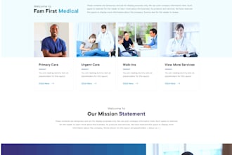 create web layout, landing page, banner design, contact page