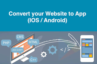 convert website to ios app, convert website to android app, website to app