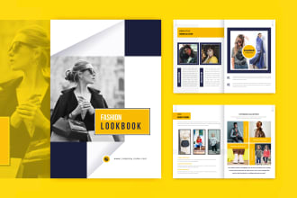 design lookbook, fashion magazine, catalog, booklet, broacher, product design
