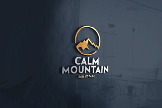 design real estate, property and construction logo