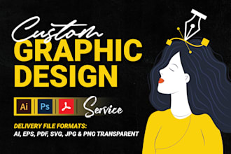 custom graphic designs, ai image to vector, fix and edit ai images